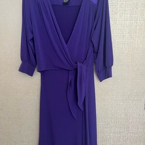 SL Fashions Deep Purple Dress